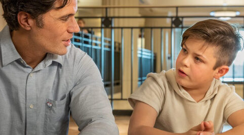 conversation adult & kid