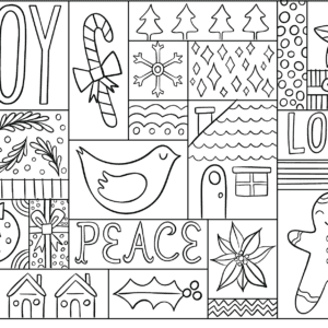 Color Yourself Holiday Cards