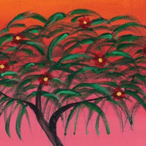 A Printed Holiday Card: Artwork by CASA Youth, Elise
