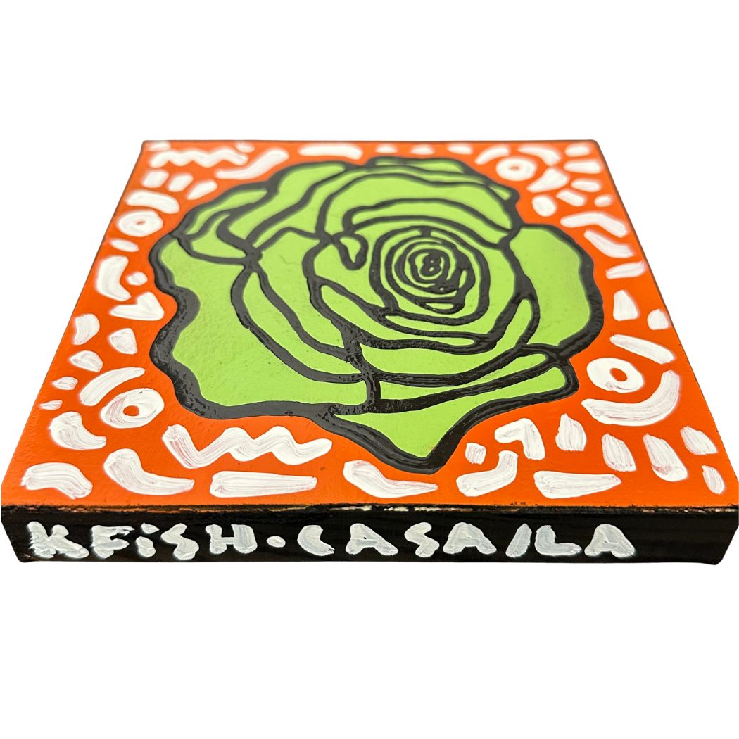 Lime Green Rose - Image 2