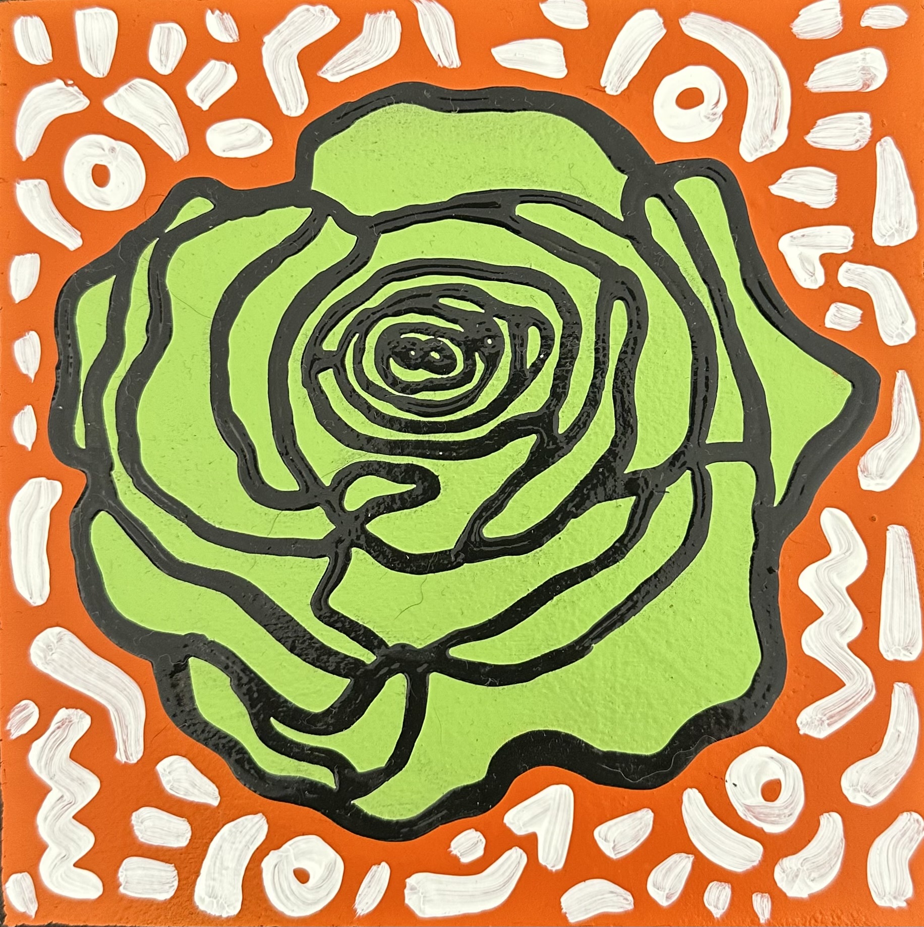 Lime Green Rose