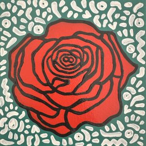 Warm Red Rose